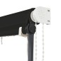 vidaXL Toldo retráctil con LED gris antracita 100x150 cm