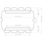vidaXL Dosel de repuesto columpio de jardín verde 188/168x145/110 cm vidaXL Dosel de repuesto columpio de jardín verde 188/168x145/110 cm