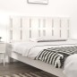 vidaXL Cabecero de cama madera maciza de pino blanco 165,5x4x100 cm vidaXL Cabecero de cama madera maciza de pino blanco 165,5x4x100 cm