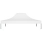 vidaXL Techo de carpa para celebraciones blanco 4x3 m 270 g/m²