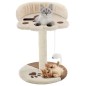 vidaXL Rascador para gatos con poste de sisal 40 cm beige y marrón vidaXL Rascador para gatos con poste de sisal 40 cm beige y marrón
