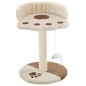 vidaXL Rascador para gatos con poste de sisal 40 cm beige y marrón vidaXL Rascador para gatos con poste de sisal 40 cm beige y marrón