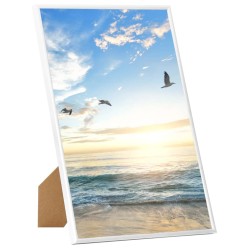 vidaXL Marcos de foto collage de mesa 3 uds blanco MDF 15x21 cm