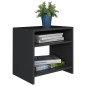 vidaXL Mesitas de noche 2 uds madera contrachapada negro 40x30x40 cm vidaXL Mesitas de noche 2 uds madera contrachapada negro 40x30x40 cm