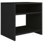 vidaXL Mesitas de noche 2 uds madera contrachapada negro 40x30x40 cm vidaXL Mesitas de noche 2 uds madera contrachapada negro 40x30x40 cm