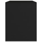 vidaXL Mesitas de noche 2 uds madera contrachapada negro 40x30x40 cm vidaXL Mesitas de noche 2 uds madera contrachapada negro 40x30x40 cm