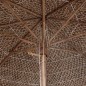Sombrilla de bambú con tejado de hojas de plátano 270 cm Sombrilla de bambú con tejado de hojas de plátano 270 cm