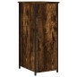 vidaXL Mesitas noche 2 uds madera ingeniería roble ahumado 32x42x80 cm vidaXL Mesitas noche 2 uds madera ingeniería roble ahumado 32x42x80 cm