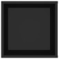 vidaXL Mueble pared TV madera contrachapada negro brillo 102x35x35 cm vidaXL Mueble pared TV madera contrachapada negro brillo 102x35x35 cm