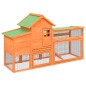 vidaXL Gallinero madera maciza de pino marrón 186,5x58,5x113 cm vidaXL Gallinero madera maciza de pino marrón 186,5x58,5x113 cm