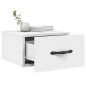 vidaXL Mesitas de noche de pared 2 uds blanco 35x35x20 cm
