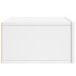 vidaXL Mesitas de noche de pared 2 uds blanco 35x35x20 cm