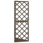 vidaXL Enrejado de esquina madera maciza de abeto gris 50x50x145 cm vidaXL Enrejado de esquina madera maciza de abeto gris 50x50x145 cm