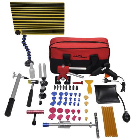 vidaXL Kit de reparar abolladuras de coche con bolsa de transporte XXL