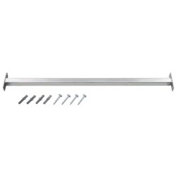 vidaXL Barra de seguridad ajustable para ventana 710-1200 mm