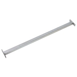 vidaXL Barra de seguridad ajustable para ventana 710-1200 mm