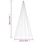 vidaXL Árbol de Navidad en asta bandera 3000 LED blanco frío 800 cm vidaXL Árbol de Navidad en asta bandera 3000 LED blanco frío 800 cm