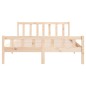 vidaXL Estructura de cama de madera maciza 140x200 cm vidaXL Estructura de cama de madera maciza 140x200 cm