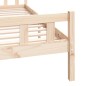 vidaXL Estructura de cama de madera maciza 140x200 cm vidaXL Estructura de cama de madera maciza 140x200 cm