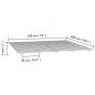 vidaXL Estructura de cama madera maciza de pino blanco 180x200 cm vidaXL Estructura de cama madera maciza de pino blanco 180x200 cm
