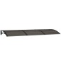 vidaXL Marquesina de puerta policarbonato negro 300x100 cm