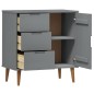 vidaXL Aparador MOLDE madera maciza de pino gris 76,5x40x80 cm vidaXL Aparador MOLDE madera maciza de pino gris 76,5x40x80 cm