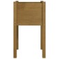 vidaXL Jardineras 2 uds madera maciza de pino marrón miel 40x40x70 cm vidaXL Jardineras 2 uds madera maciza de pino marrón miel 40x40x70 cm