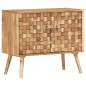 vidaXL Aparador de madera maciza de acacia 75x35x65 cm