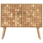 vidaXL Aparador de madera maciza de acacia 75x35x65 cm