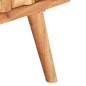 vidaXL Aparador de madera maciza de acacia 75x35x65 cm