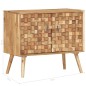 vidaXL Aparador de madera maciza de acacia 75x35x65 cm