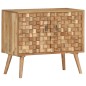 vidaXL Aparador de madera maciza de acacia 75x35x65 cm