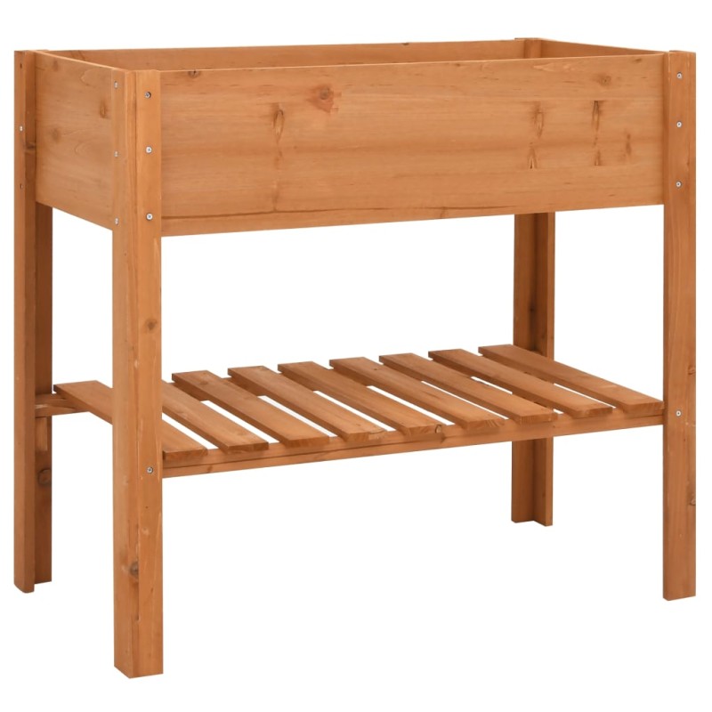 vidaXL Jardinera de madera de abeto 88x43x80 cm vidaXL Jardinera de madera de abeto 88x43x80 cm