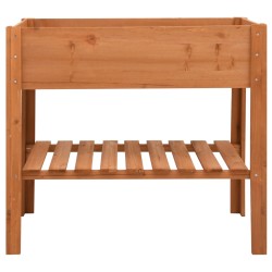 vidaXL Jardinera de madera de abeto 88x43x80 cm