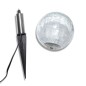 vidaXL Lámparas de bola jardín LED anclajes y paneles solares 3 uds vidaXL Lámparas de bola jardín LED anclajes y paneles solares 3 uds