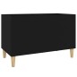 vidaXL Mueble para discos madera contrachapada negro 74,5x38x48 cm vidaXL Mueble para discos madera contrachapada negro 74,5x38x48 cm