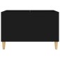vidaXL Mueble para discos madera contrachapada negro 74,5x38x48 cm vidaXL Mueble para discos madera contrachapada negro 74,5x38x48 cm