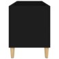 vidaXL Mueble para discos madera contrachapada negro 74,5x38x48 cm vidaXL Mueble para discos madera contrachapada negro 74,5x38x48 cm