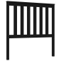 vidaXL Cabecero de cama madera maciza de pino negro 96x6x101 cm vidaXL Cabecero de cama madera maciza de pino negro 96x6x101 cm