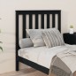 vidaXL Cabecero de cama madera maciza de pino negro 96x6x101 cm vidaXL Cabecero de cama madera maciza de pino negro 96x6x101 cm