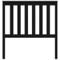 vidaXL Cabecero de cama madera maciza de pino negro 96x6x101 cm vidaXL Cabecero de cama madera maciza de pino negro 96x6x101 cm