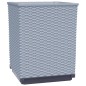 vidaXL Jardineras 2 unidades polipropileno gris claro 30x30x37 cm vidaXL Jardineras 2 unidades polipropileno gris claro 30x30x37 cm