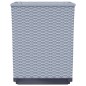 vidaXL Jardineras 2 unidades polipropileno gris claro 30x30x37 cm vidaXL Jardineras 2 unidades polipropileno gris claro 30x30x37 cm