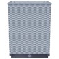 vidaXL Jardineras 2 unidades polipropileno gris claro 30x30x37 cm vidaXL Jardineras 2 unidades polipropileno gris claro 30x30x37 cm