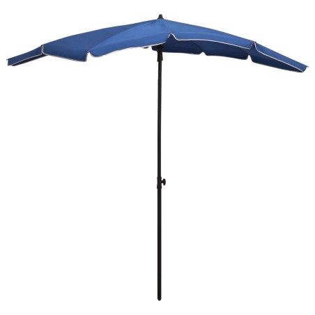 vidaXL Sombrilla de jardín con palo azul azure 200x130 cm