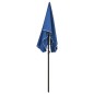 vidaXL Sombrilla de jardín con palo azul azure 200x130 cm vidaXL Sombrilla de jardín con palo azul azure 200x130 cm