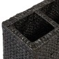 vidaXL Arriate con 4 macetas jacinto de agua negro vidaXL Arriate con 4 macetas jacinto de agua negro