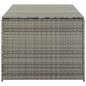 vidaXL Caja de almacenaje de jardín ratán sintético gris 180x90x70 cm vidaXL Caja de almacenaje de jardín ratán sintético gris 180x90x70 cm