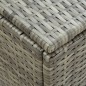 vidaXL Caja de almacenaje de jardín ratán sintético gris 180x90x70 cm vidaXL Caja de almacenaje de jardín ratán sintético gris 180x90x70 cm