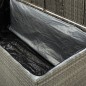 vidaXL Caja de almacenaje de jardín ratán sintético gris 180x90x70 cm vidaXL Caja de almacenaje de jardín ratán sintético gris 180x90x70 cm